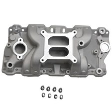 Dual Plane Intake Manifold For Small Block Chevy 305 327 350 62 - 95 High Rise