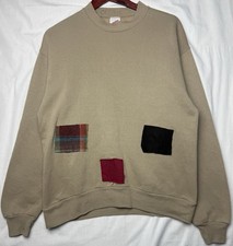 Vintage Jerzees Men's Medium Plain Sweatshirt Sporty Style Crewneck Made In USA