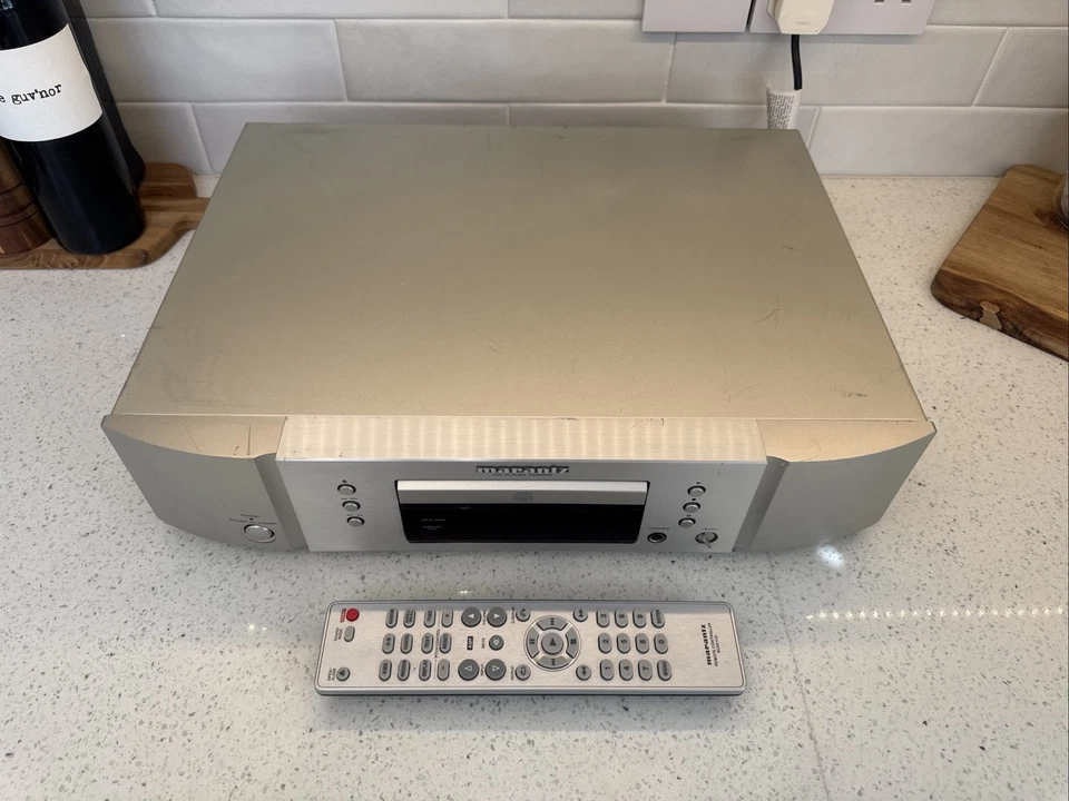 Marantz CD5003 CD Player Cirrus Logic CS4392 DAC Silver Remote Hifi - SERVICED - Image 4 of 4