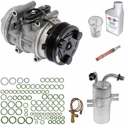 Omega AC Compressor w/ A/C Repair Kit For Ford E-150 Econoline Club Wagon