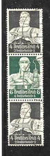 Germany 1934 Winter Relief Fund Booklet Stamps 4+6+4 Pf  USED  GE231