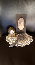 Ornate Art Nouveau Silver Plated Hair Brush 8.5 3 Inches