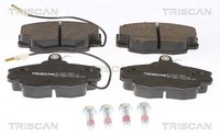 Triscan Bremsbelagsatz, Scheibenbremse Vorderachse U.A. FüR Peugeot, Renault