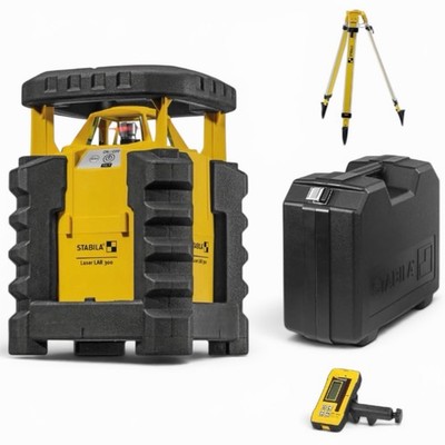 Stabila LAR300 Rotary Laser Kit w/ Tripod & Grade Rod #05820 Red Beam New Sealed