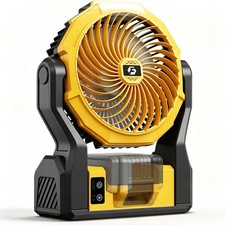 Portable Fan for Dewalt 20V Max Battery 2.0 5.0Ah 3950 RPM Heavy Duty Airflow
