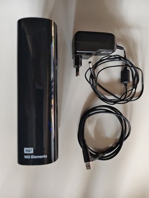 WD Elements Desktop 6TB Externe Festplatte   USB 3.0   Schwarz   Top Zustand
