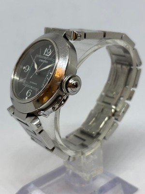 CARTIER Uhr Pasha C Edelstahl Automatik Water Resistant 2324