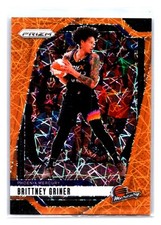 Brittney Griner 2024 Panini Prizm WNBA Orange Velocity Prizms #113 Mercury