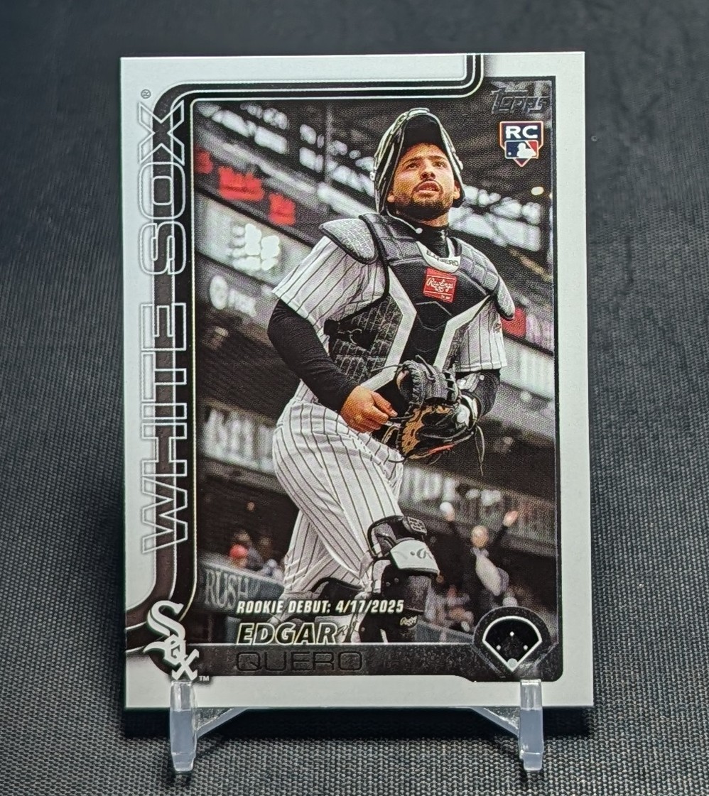 Edgar Quero MLB Debut Rookie RC 2025 Topps Update Series Card