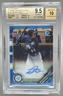 Julio Rodriguez 2019 Bowman Chrome Blue Refractor 1st RC Auto 50/150 BGS 9.5/10