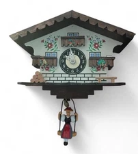 Engstler German made, miniature silent cuckoo clock 