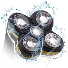 Shaver Blade Heads, 5 Heads Beard Cutter Replacement Blade Easy Install Electric