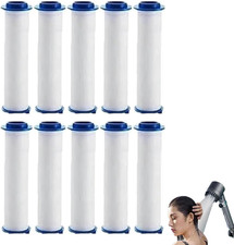 10/20 Pcs Showerhead Filters, PP Cotton Filter Cartridge, Ion Shower Dropse Head