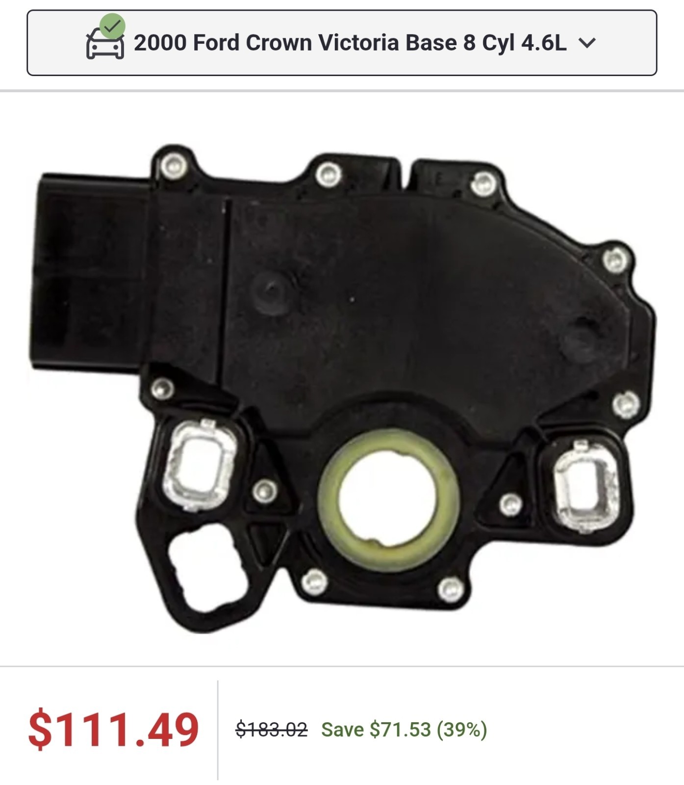 FORD OEM Transfer Case Manual Lever Position Sensor Motorcraft SW-5214