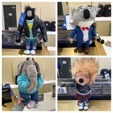 Universal Studios Beijing "Sing" Johnny, Loverboy, Meena & Ash Plush Toys