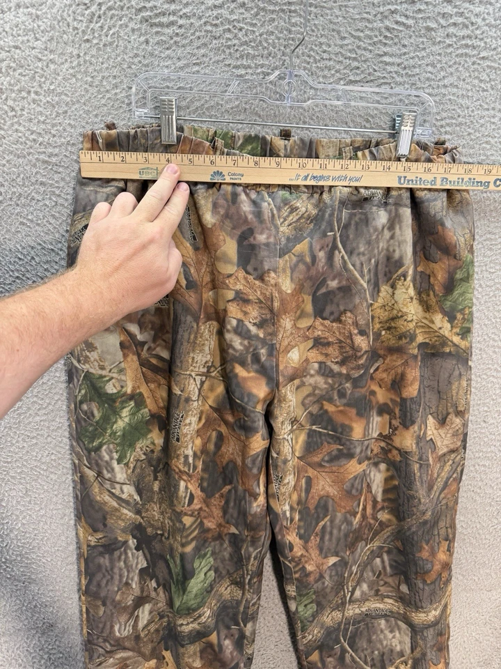 ScentLok Pants Mens Large Camouflage Lightweight Stirrup Advantage Timber Camo - Image 3 of 4