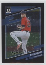 2021 Panini Donruss Optic Black Stars Prizm 134/149 Shane Bieber #185 1ax