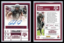 2017 Panini Contenders Draft Picks #214 Ricky Seals-Jones Auto RC