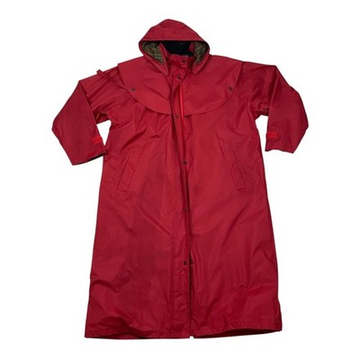 JACK MURPHY Full Length Riding Coat UK 20 Long Hooded Bush Cape Jacket Trench