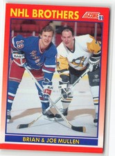 Brian & Joe Mullen 1991 New York Rangers/Pittsburgh Penguins #269