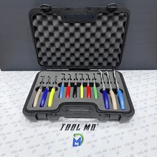 Snap-on Tools Usa Custom Multi-color 12pc Snap Ring Pliers Set W Case Srpcr112