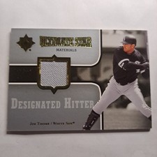 2007 Ultimate Collection Star Materials Jim Thome #SM-JT HOF Jersey Relic Patch
