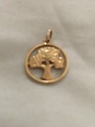 Vintage James Avery Oak Tree with S for Schreiner University 14k Gold Pendant — photo 7