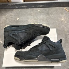 Jordan Air Jordan 4 Retro x KAWS Black 930155-001 Size 10.5 READ DESC.