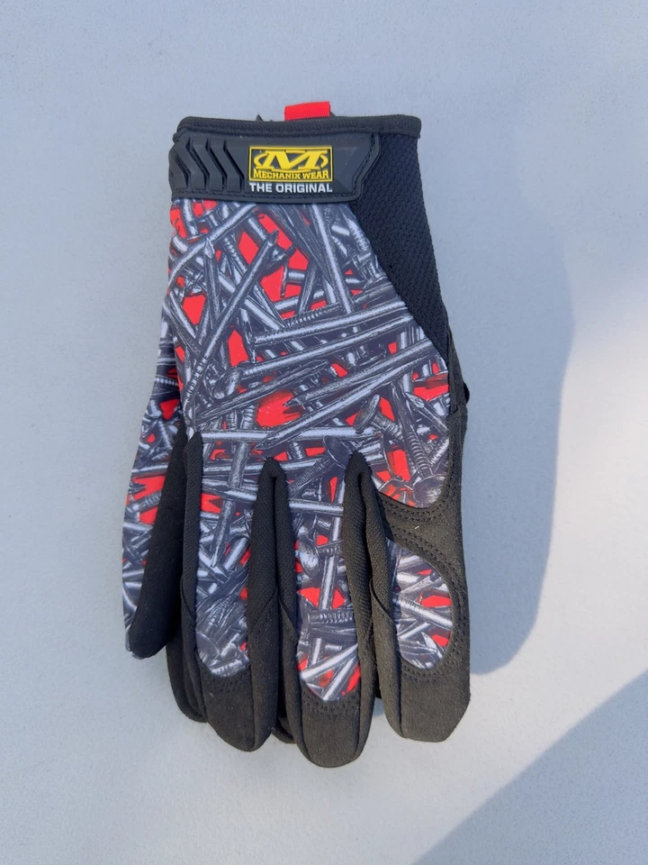 Guantes de Trabajo Supreme Mechanix Originales Uñas Negros Talla Mediana SS20A56 Foto 2 de 4