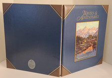 Hallmark Scrapbook Photo Expandable Album Travels  Adventures  8 Pages NEW