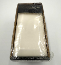 EE. UU. Azulejo de cerámica esmaltado brillante blanco como la nieve 3 pulgadas x 6 pulgadas. Borde biselado de cerámica Wa