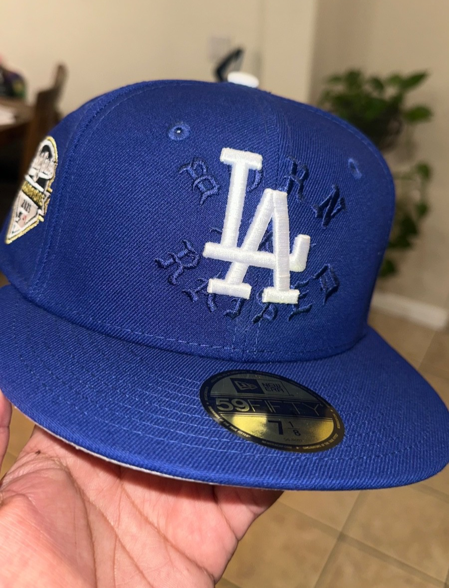 NEW ERA BORN X RAISED DODGERS 2025 WORLD SERIES FITTED 7 1/8 | eBay