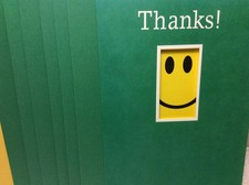 THANK YOU RSVP CARDS New w/Envelopes LOT 7 "THANKS "   BEST DEAL EVER FOR 7 