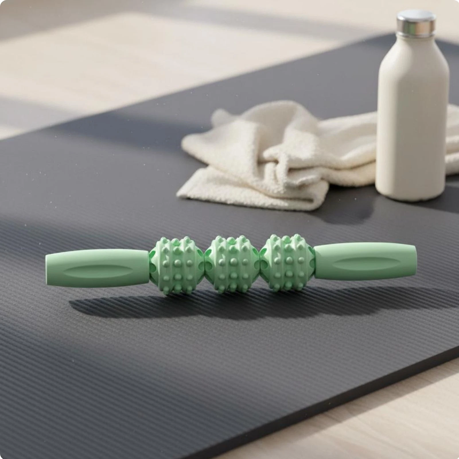 Spiky Massage Roller Stick Long-Lasting Stainless Steel Core Stretching Muscle
Opens in a new window