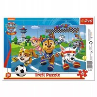Puzzle Ramkowe 15 ElementóW. Psi Patrol. Uczynne Pieski - Trefl