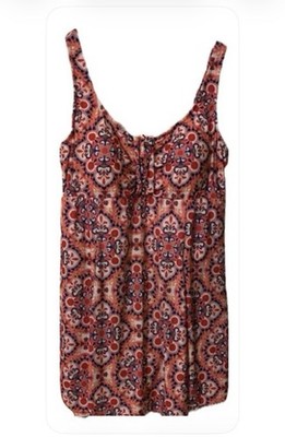 Bal Harbour Swim Women s 1 Piece Swimsuit/Swimdress Size 14 Multicolor Geometric