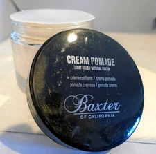 BAXTER OF CALIFORNIA CREAM POMADE 2 OZ LIGHT HOLD Sealed & Cracked Cap