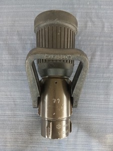 Antique CHICAGO FIRE DEPT Engine 77   Adjustable Fog Stream FireHose Nozzle