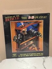 Springbok 500pc Return of The Redeye The 3D Jigsaw Puzzle Complete with Glasses