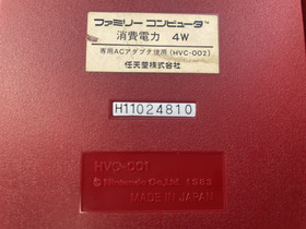 Nintendo Famicom Console HVC-001 Japan Junk Untested with AC Adapter & RF Switch