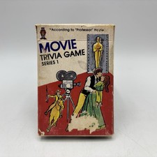Hoyle Pocket Trivia Series 1 Movie Trivia Card Game Complete Professor Hoyle Vtg