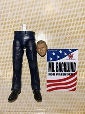 WWE Mattel Elite Legends 30 Bob Backlund Build a Figure Parts Accessory Lot