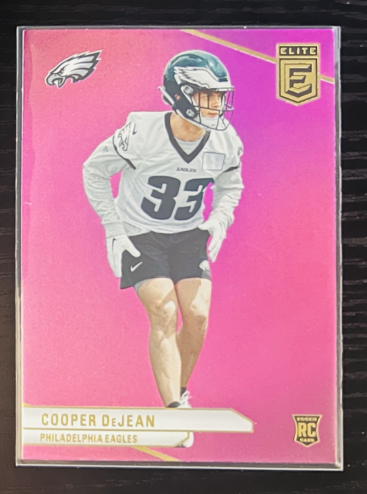 2024 Panini Donruss Elite - Rookies Cooper DeJean #171 Pink (RC) Eagles