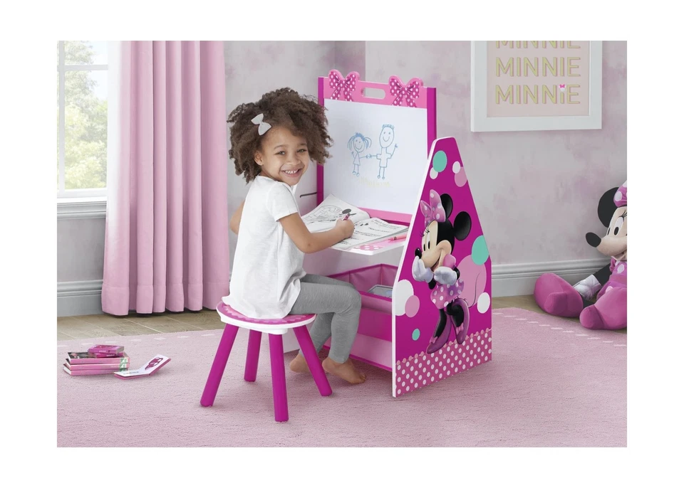 Delta Children Deluxe Kids Art Table | Easel, Desk, Stool, Toy Orga... Fast Ship - Image 2 of 4