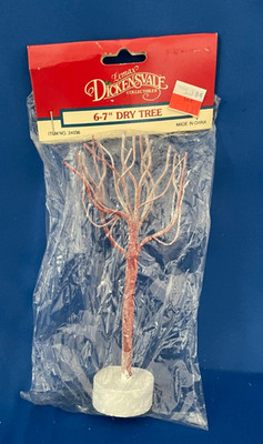 Lemax Dickensvale 6 7'' Dry Tree (NOS Village Accessory)