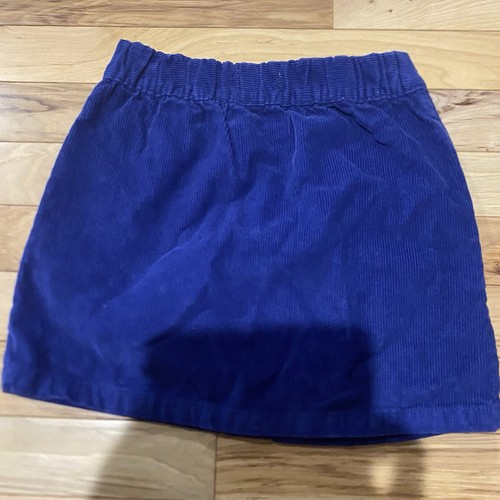Sz 6/7Y MINI BODEN Navy Cord Button Through Skirt Girls - Picture 6 of 8