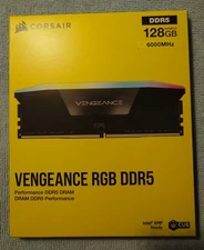 Corsair Vengeance DDR5 128GB (2x64GB) 6000 RGB XMP C40 - New In Open Box