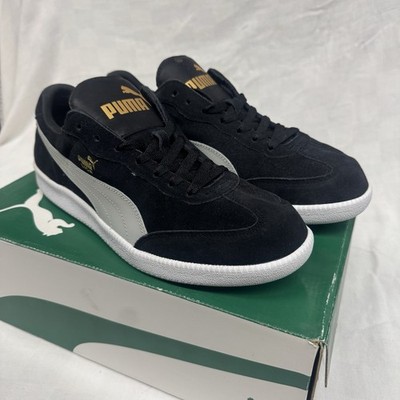 New Sz 12 Puma Liga Suede Mens Rare HTF 357842 04 Black-Gray Violet Portugal