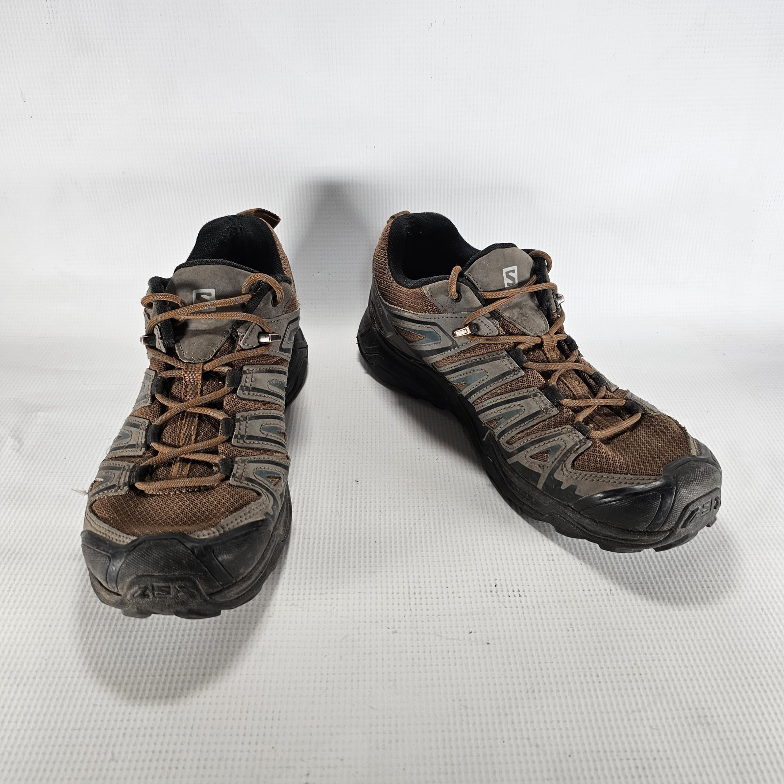 Scarpe da trekking Salomon X Ultra 3 Goretex impermeabili grigio marrone 171383 uomo taglia 8