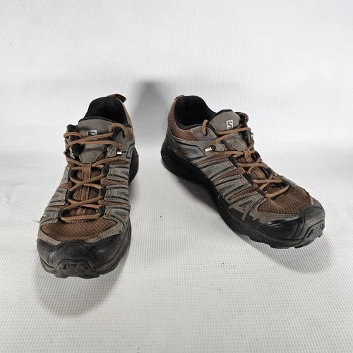 Scarpe da trekking Salomon X Ultra 3 Goretex impermeabili grigio marrone 171383 uomo taglia 8